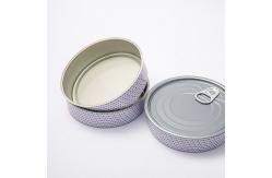 China Custom Tuna Can D99x27mm Food Packaging Tins With Easy Open Lid supplier