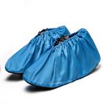 Functional Esd 100% Polyester With Conductive Fiber Anti Static Cleanroom Overshoes for sale
