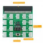 ATX 17x 6Pin Power Supply Breakout Board Adapter Converter 12V For FUJITSU DPS-800GB for sale