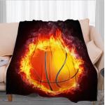 Digital Printing Polar Fleece Blanket With High Warm Retention for sale