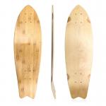 28inch Fish Tail Mini Cruiser Blank Skateboard Decks Canadian Maple Single Kick for sale