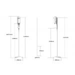 1100ml Thermometer Hand Dispenser With Adapter For Families Hotels