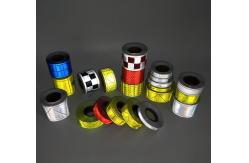 China High Frequency Welded Prismatic PVC Reflective Tape For Sew On Garment supplier