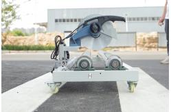 China 3m Length Semi-Automatic Sticker Vinyl And Tarpaulin Flex Banner Roll Cutting Machine supplier