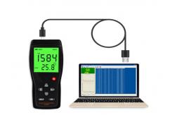 China Poratble Wind Speed Measuring Device Anemometer Gauge With LCD Back Light supplier