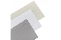 China 100% Polyester White Coated Blackout Roller Blinds Fabrics Fireproof For Window supplier