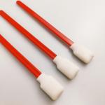 TX707 Type Foam Swab Total Length 128mm Red Stick Cleanroom Sponge Swab for sale