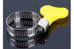 China 3.8NM Holding Force SUS201 Gas Pipe Clamping American Hose Clamp supplier