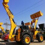 Bucket Dumping Height 3500mm Backhoe Loader Heavy Duty Construction Machinery for sale