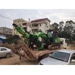 China Micro Piling Rig with 40 kN.m Torque 18 m Depth and 300-800 mm Dia for Solar Farm Foundations factory