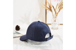 China 3 1/8 Crown High Knitted Fabric Baseball Cap Custom MM Logo supplier