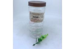 China Honey Bottle Packaging 500g Clear Plastic Cylinder Matte Lamination supplier