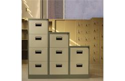 China Modern Knock Down Steel Drawer Filing Cabinet D600mm supplier
