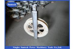 China MC Nylon Single Sheave Stringing Tools Conductor Stringing Pulley Block supplier