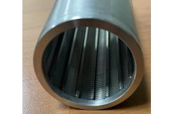 China Johnson Continuous Wedge Wire Screen Pipe / Water Well Screen For Oil Well supplier