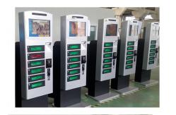 China Floor Standing Cell Phone Charging Stations Phone Charging Kiosk With Remote Control supplier