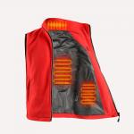 55C 5V Smart Rechargeable Heated Gilet Mens Heated Body Warmer for sale
