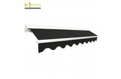 China Acrylic Manual Retractable Awning Outdoor Sun Shade Canopy supplier