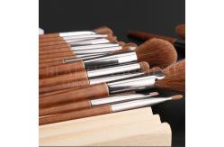 China Brass Ferrule Face Makeup Tools 17pcs Multipurpose Makeup Brush Set supplier