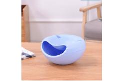 China Sustainable Plastic Household Storage Container Pistachio Nut Bowl With Shell Holder supplier