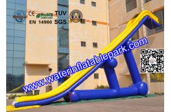 China Giant  Pool Slides Inflatable Water Games  With PVC Tarpaulin supplier