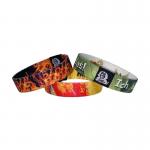 Elastic Polyester Reusable RFID Bracelet Wristband Customized Fabric NFC Sports Wristband for sale