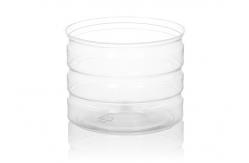 China Square PET Tube Packaging , Easy Open Clear Plastic Packaging Tubes supplier