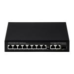Unmanaged POE Switch 8 PoE 10/100Mbps + 2 LAN 100/1000Mbps + 1SFP 100/1000M For CCTV for sale