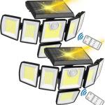 Waterproof Solar Wall Light 6W Outdoor Motion Sensor Light 600 Lumen for sale