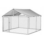 2x2x1.98m Dog Backyard Kennel Chain Link Galvanized Dog Cage for sale