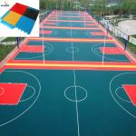 Modular Plastic Interlocking Backyard Basketball Court Flooring Sports Flooring For School Use for sale