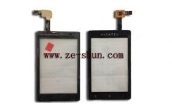 China High Brightness Replacement Touch Screens for Alcatel OT918D Black supplier