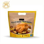 100 200 Microns Roast Chicken Packaging Grilled Rotisserie 1kg Food Packaging Pouch With Zipper for sale