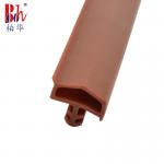 Roof Shaped Wooden Door Seal Strip Thermoplastic Elastomer Seals With Fin 12x6mm for sale