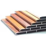 Wood Grain Sliding Glass T6 Aluminum Window Profiles for sale