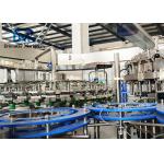Sparkling Beverage Glass Bottle Soda Machine 3.1KW Rotary Bottle Filler for sale