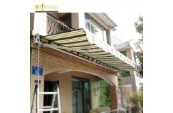 China Balcony Aluminium Waterproof Retractable Awning With Rain Channel Half Box On The Top supplier