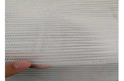 China White MSDS Polyester Mesh Belt Customized Width And Ring Diameter supplier