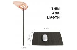 China Fast 10W Thick 4mm Custom Wireless Charging Pads Reliable PU Leather supplier