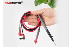China Electrical Multimeter Test Probes Gold Plate Wire Pen Cable Red + Black supplier
