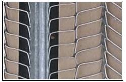 China Hot Galvanized Expanded Metal Rib Lath 610x2400mm Easy To Cut For Plaster supplier