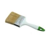 Double Boiled White Bristie Painting Brush Non-Slip Lacquered Plastic Handle for sale