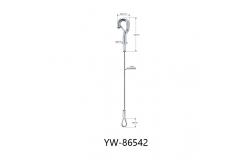 China 304 Stainless Steel Material Wire Rope Sling With Loop Die Cast Hook YW86541 supplier