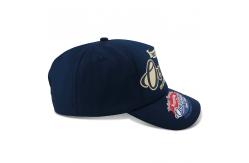 China Durable Five Panel Twill Blank Golf Caps , Quick Dry Foldable Baseball Cap supplier