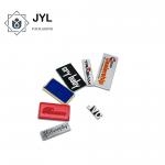 Self Adhesive Embossed Metal Stickers 3mm-4mm Thickness Zinc Alloy for sale