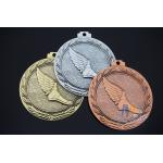 3d Effect Custom Engraved Medals With Antique Gold Silver Copper Plating for sale