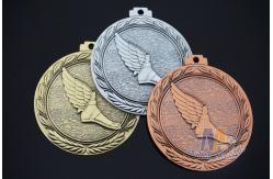 China 3d Effect Custom Engraved Medals With Antique Gold Silver Copper Plating supplier