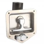 Silver Color Tool Box Locks ODM Folding Mirror Polish T Panel Handle Lock for sale