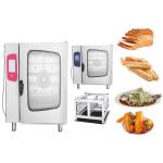 SS304 Material 6 Tray Convection Oven 220V Restaurant Combi Oven for sale