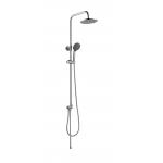 Chrome Plated Solid Brass Rainfall Shower Fixtures With Height Adjustable Holder for sale